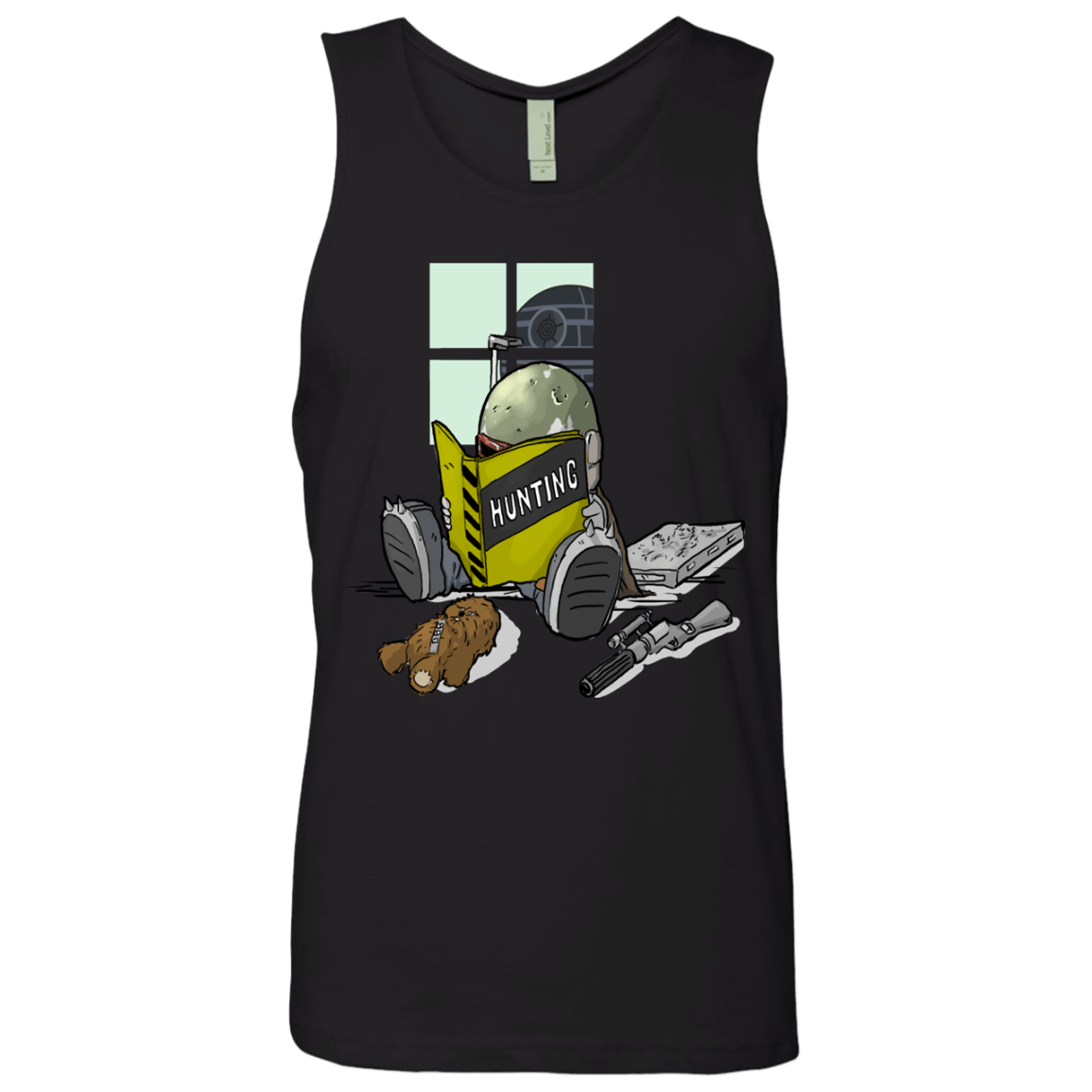 T-Shirts Black / Small Little Boba Men's Premium Tank Top