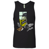 T-Shirts Black / Small Little Boba Men's Premium Tank Top