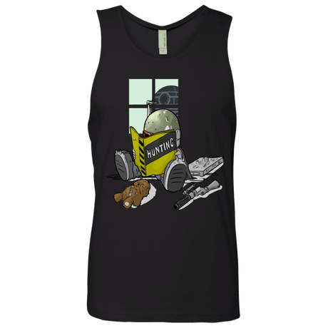 T-Shirts Black / Small Little Boba Men's Premium Tank Top