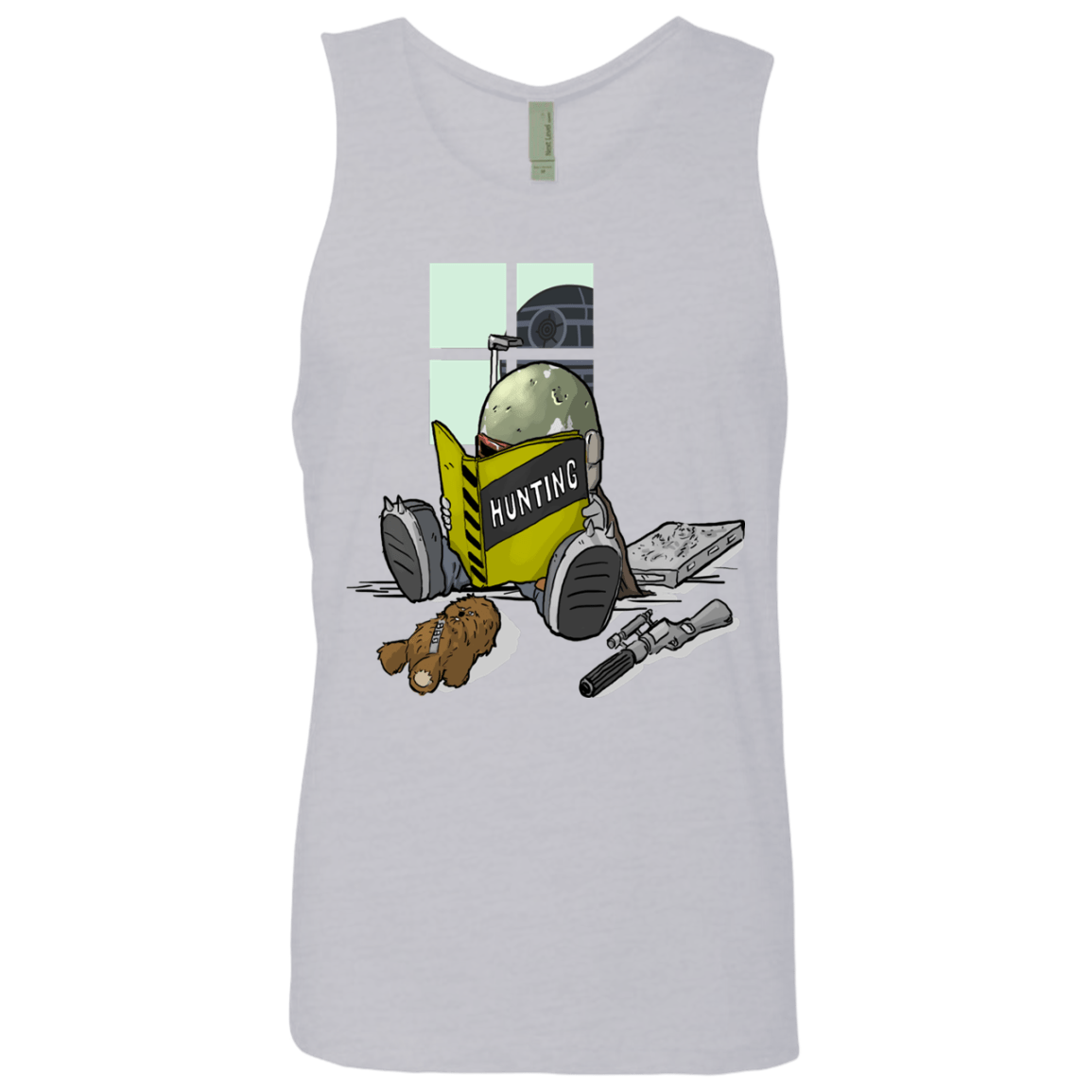 T-Shirts Heather Grey / Small Little Boba Men's Premium Tank Top