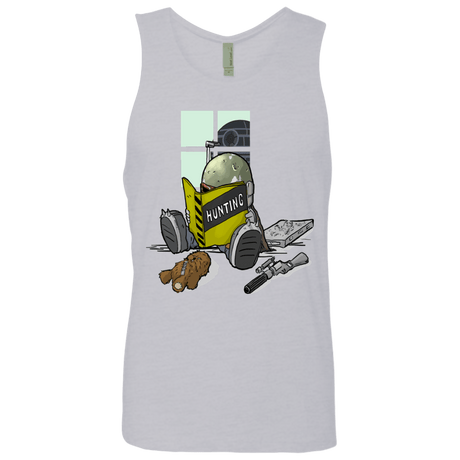 T-Shirts Heather Grey / Small Little Boba Men's Premium Tank Top