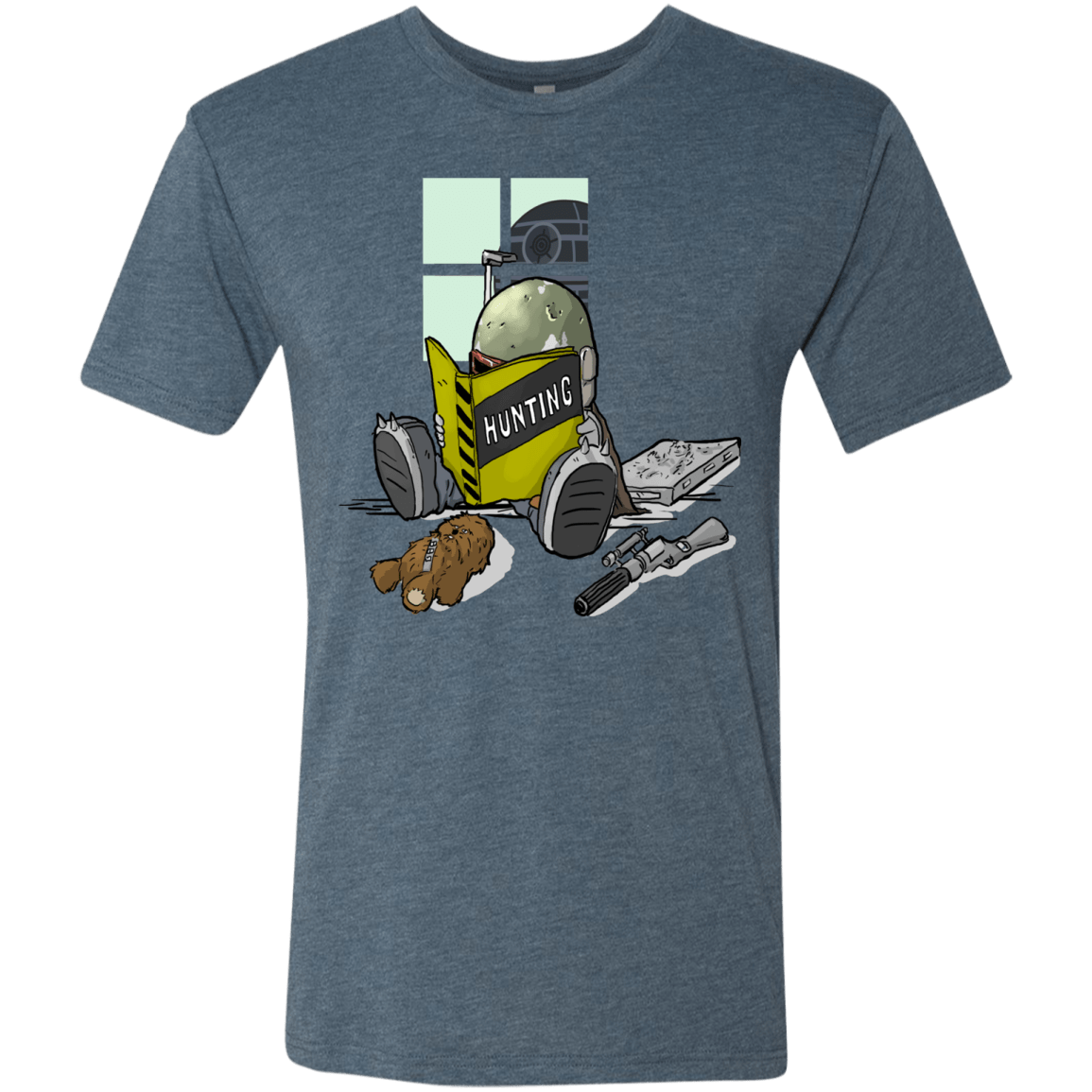 T-Shirts Indigo / Small Little Boba Men's Triblend T-Shirt