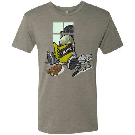 T-Shirts Venetian Grey / Small Little Boba Men's Triblend T-Shirt