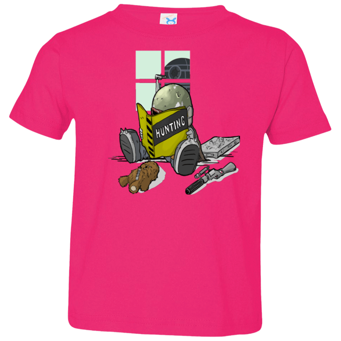 T-Shirts Hot Pink / 2T Little Boba Toddler Premium T-Shirt