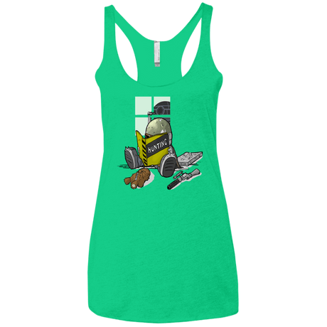 T-Shirts Envy / X-Small Little Boba Women's Triblend Racerback Tank