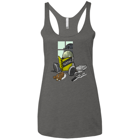 T-Shirts Premium Heather / X-Small Little Boba Women's Triblend Racerback Tank