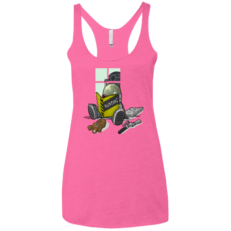 T-Shirts Vintage Pink / X-Small Little Boba Women's Triblend Racerback Tank