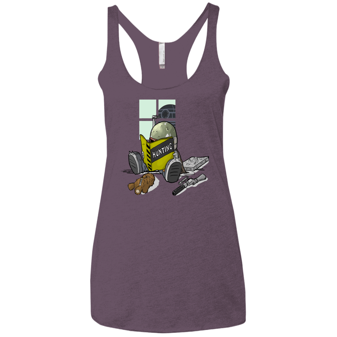 T-Shirts Vintage Purple / X-Small Little Boba Women's Triblend Racerback Tank