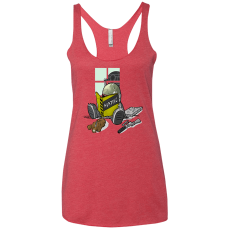 T-Shirts Vintage Red / X-Small Little Boba Women's Triblend Racerback Tank