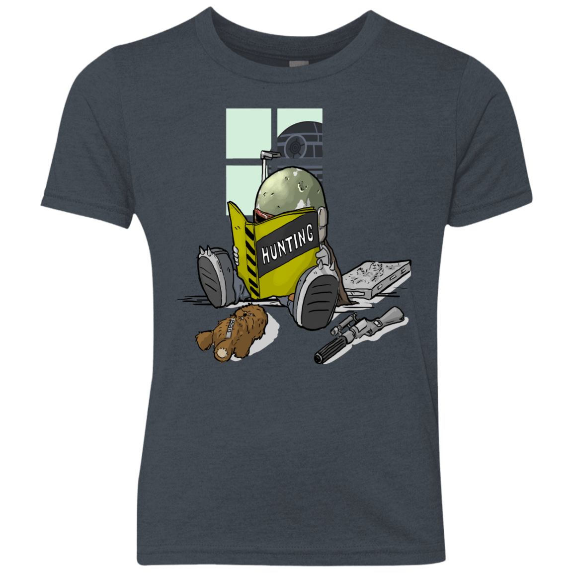 T-Shirts Vintage Navy / YXS Little Boba Youth Triblend T-Shirt