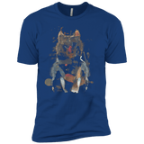 T-Shirts Royal / YXS Little Foxy Watercolor Boys Premium T-Shirt