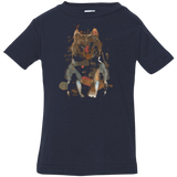 T-Shirts Navy / 6 Months Little Foxy Watercolor Infant Premium T-Shirt