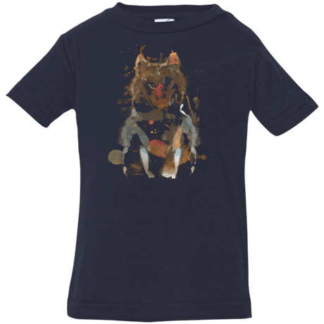 T-Shirts Navy / 6 Months Little Foxy Watercolor Infant Premium T-Shirt