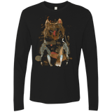 T-Shirts Black / S Little Foxy Watercolor Men's Premium Long Sleeve