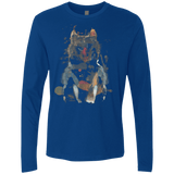 T-Shirts Royal / S Little Foxy Watercolor Men's Premium Long Sleeve