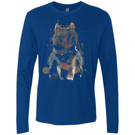 T-Shirts Royal / S Little Foxy Watercolor Men's Premium Long Sleeve