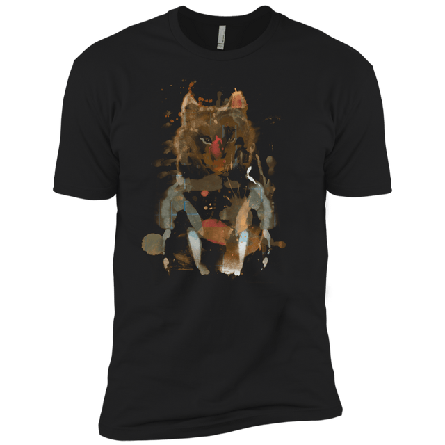 T-Shirts Black / X-Small Little Foxy Watercolor Men's Premium T-Shirt