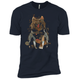 T-Shirts Midnight Navy / X-Small Little Foxy Watercolor Men's Premium T-Shirt