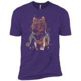 T-Shirts Purple Rush/ / X-Small Little Foxy Watercolor Men's Premium T-Shirt