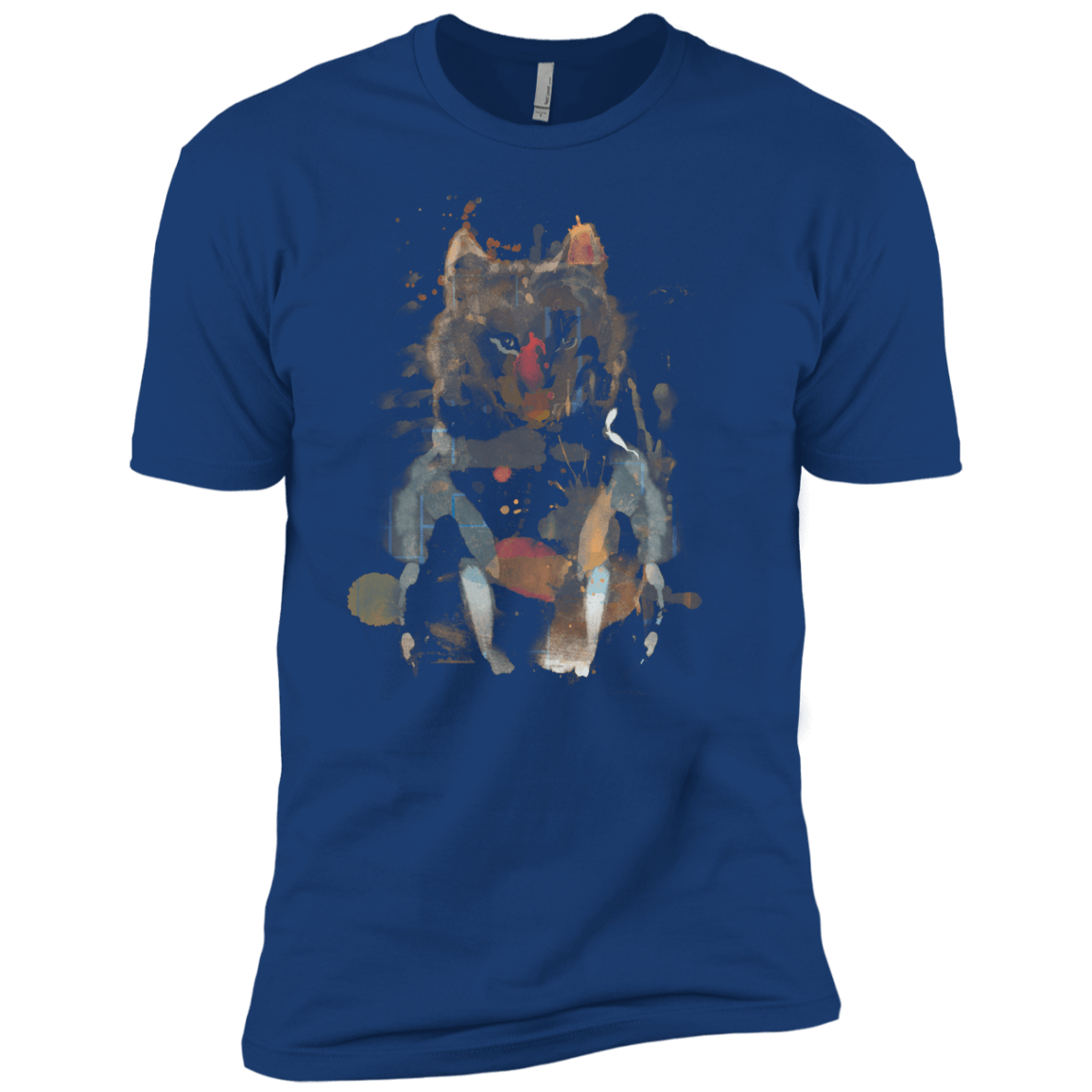 T-Shirts Royal / X-Small Little Foxy Watercolor Men's Premium T-Shirt