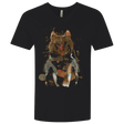 T-Shirts Black / X-Small Little Foxy Watercolor Men's Premium V-Neck