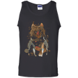 T-Shirts Black / S Little Foxy Watercolor Men's Tank Top