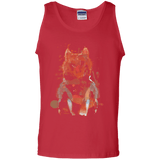 T-Shirts Red / S Little Foxy Watercolor Men's Tank Top