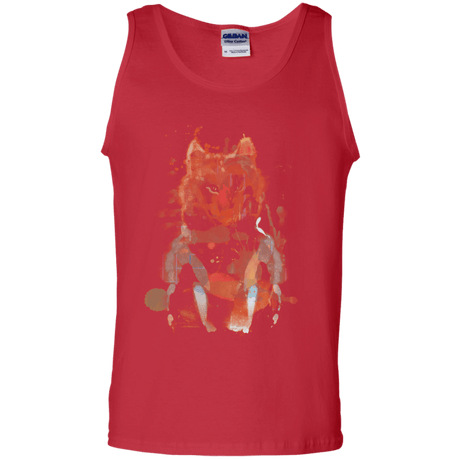 T-Shirts Red / S Little Foxy Watercolor Men's Tank Top