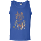 T-Shirts Royal / S Little Foxy Watercolor Men's Tank Top