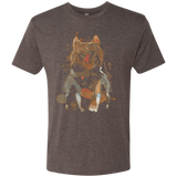 T-Shirts Macchiato / S Little Foxy Watercolor Men's Triblend T-Shirt