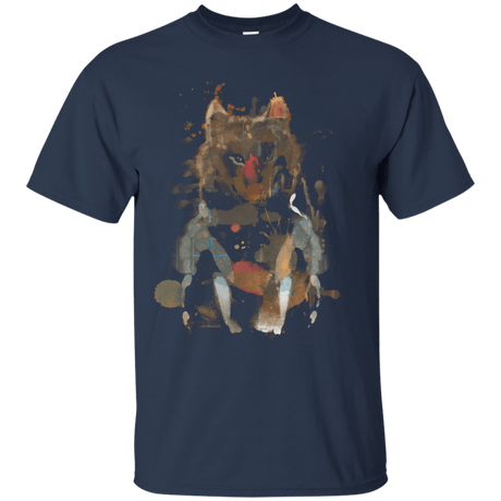 T-Shirts Navy / S Little Foxy Watercolor T-Shirt
