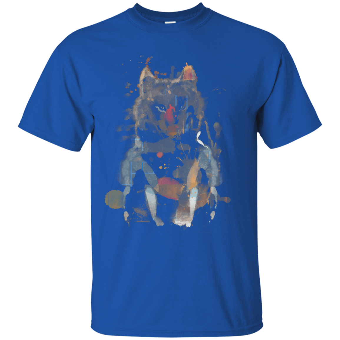 T-Shirts Royal / S Little Foxy Watercolor T-Shirt