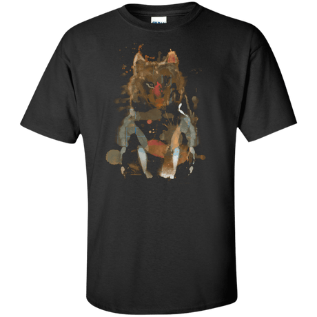 T-Shirts Black / XLT Little Foxy Watercolor Tall T-Shirt
