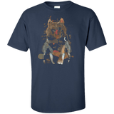 T-Shirts Navy / XLT Little Foxy Watercolor Tall T-Shirt