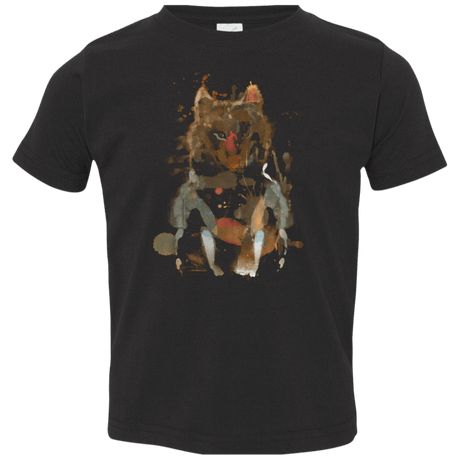 T-Shirts Black / 2T Little Foxy Watercolor Toddler Premium T-Shirt