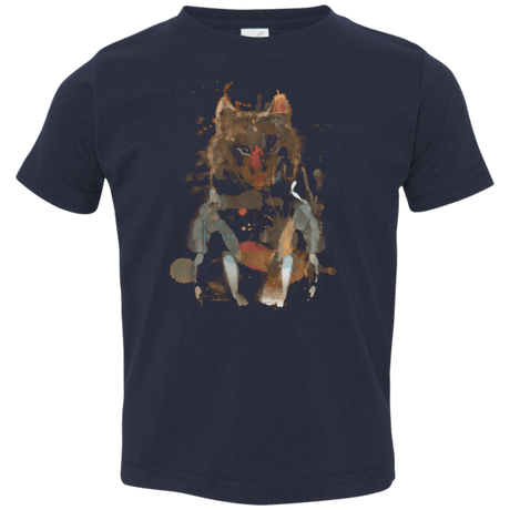 T-Shirts Navy / 2T Little Foxy Watercolor Toddler Premium T-Shirt