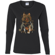 T-Shirts Black / S Little Foxy Watercolor Women's Long Sleeve T-Shirt