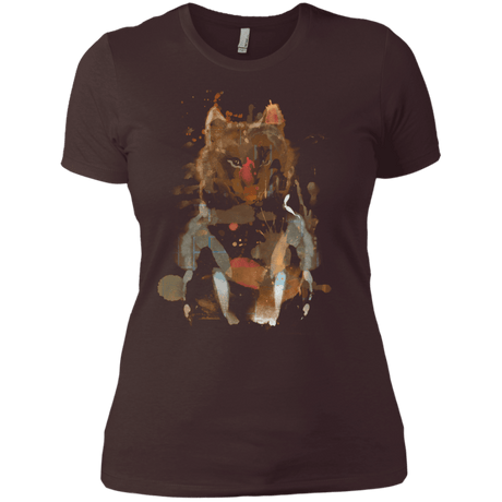 T-Shirts Dark Chocolate / X-Small Little Foxy Watercolor Women's Premium T-Shirt