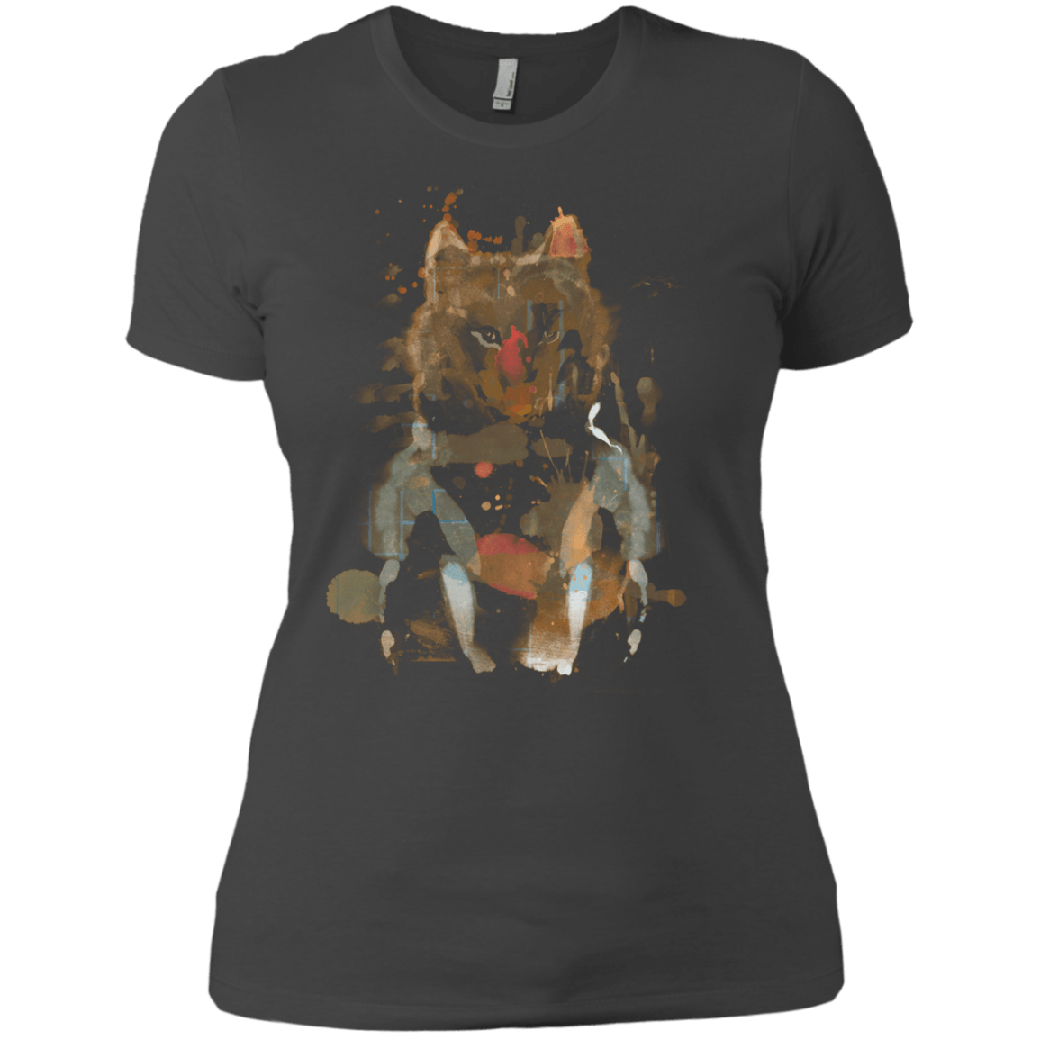 T-Shirts Heavy Metal / X-Small Little Foxy Watercolor Women's Premium T-Shirt