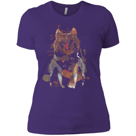 T-Shirts Purple Rush/ / X-Small Little Foxy Watercolor Women's Premium T-Shirt