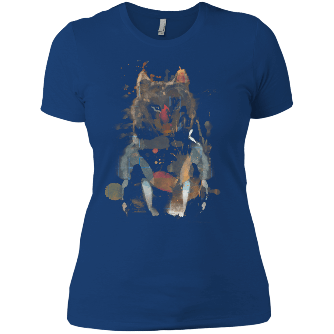 T-Shirts Royal / X-Small Little Foxy Watercolor Women's Premium T-Shirt