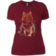 T-Shirts Scarlet / X-Small Little Foxy Watercolor Women's Premium T-Shirt