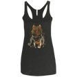 T-Shirts Vintage Black / X-Small Little Foxy Watercolor Women's Triblend Racerback Tank