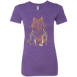 T-Shirts Purple Rush / S Little Foxy Watercolor Women's Triblend T-Shirt
