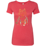 T-Shirts Vintage Red / S Little Foxy Watercolor Women's Triblend T-Shirt