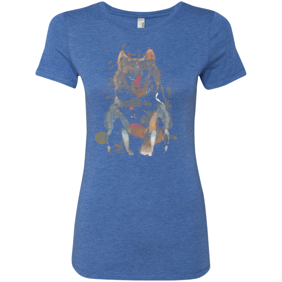 T-Shirts Vintage Royal / S Little Foxy Watercolor Women's Triblend T-Shirt