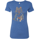 T-Shirts Vintage Royal / S Little Foxy Watercolor Women's Triblend T-Shirt