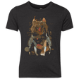T-Shirts Vintage Black / YXS Little Foxy Watercolor Youth Triblend T-Shirt