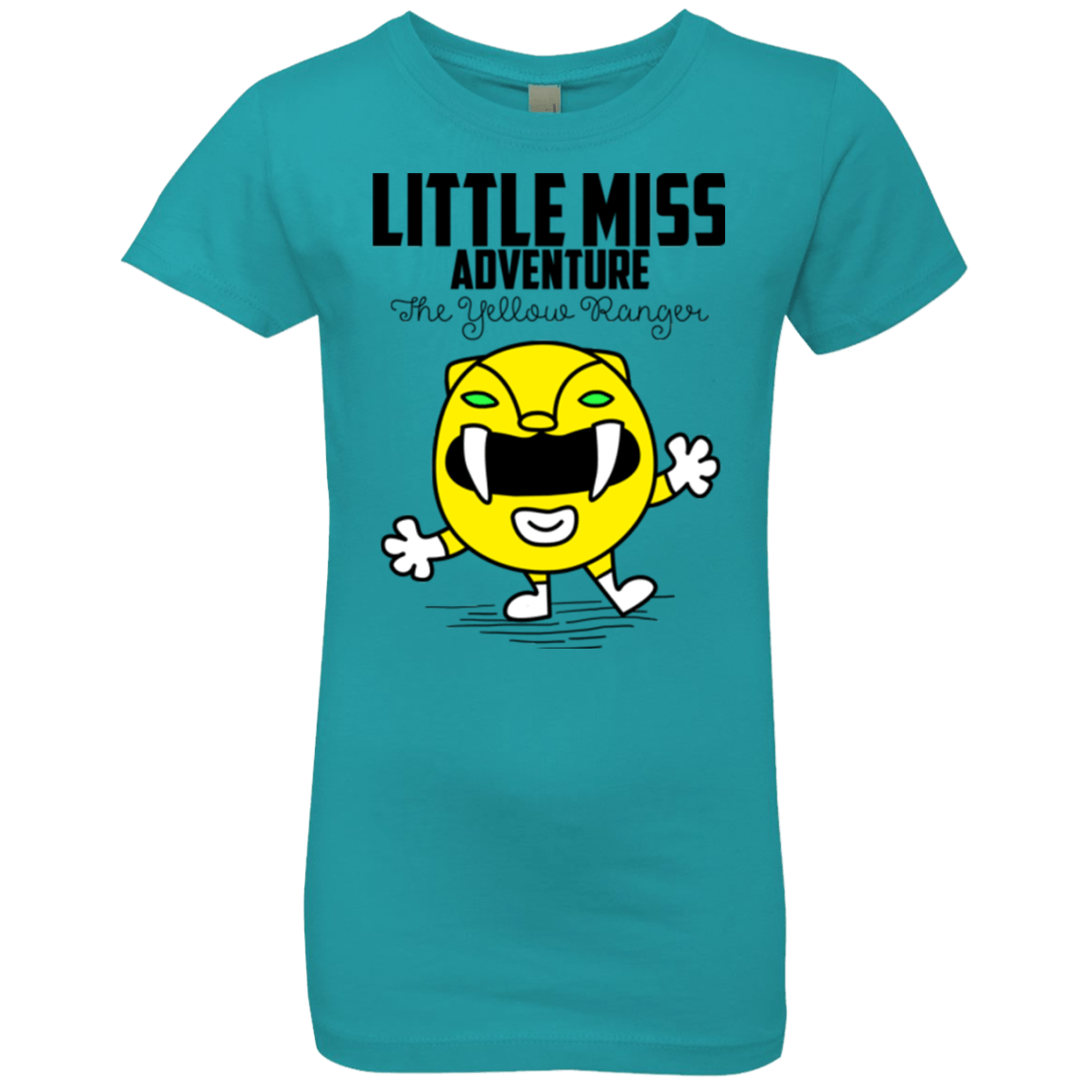 T-Shirts Tahiti Blue / YXS Little Miss Adventure Girls Premium T-Shirt