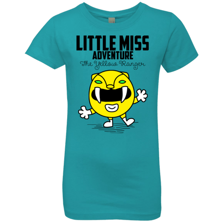 T-Shirts Tahiti Blue / YXS Little Miss Adventure Girls Premium T-Shirt